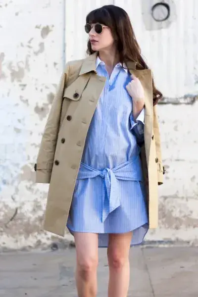 shirt-dress-with-light-jacket