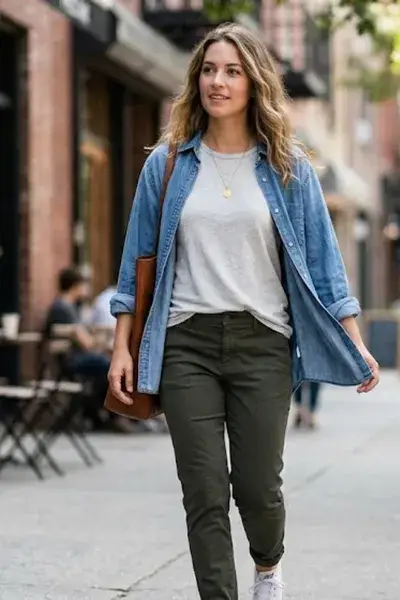 t-shirt-with-open-button-down-shirt